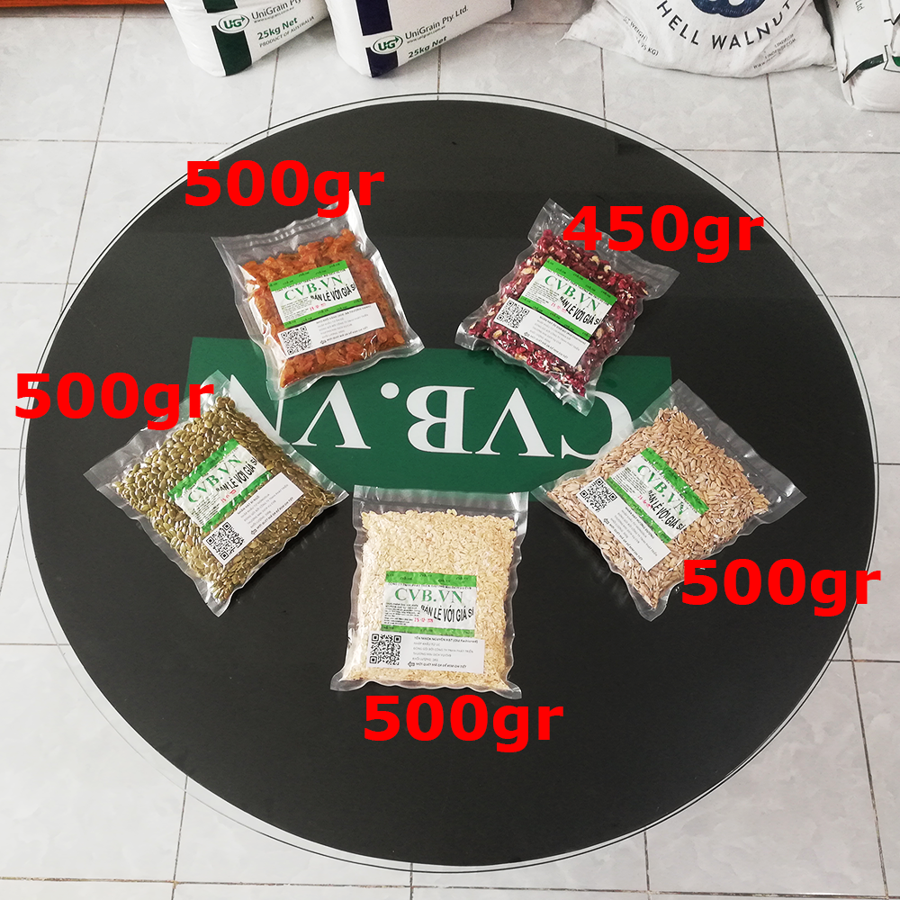 Combo Granola 2,5Kg - Nho Vàng