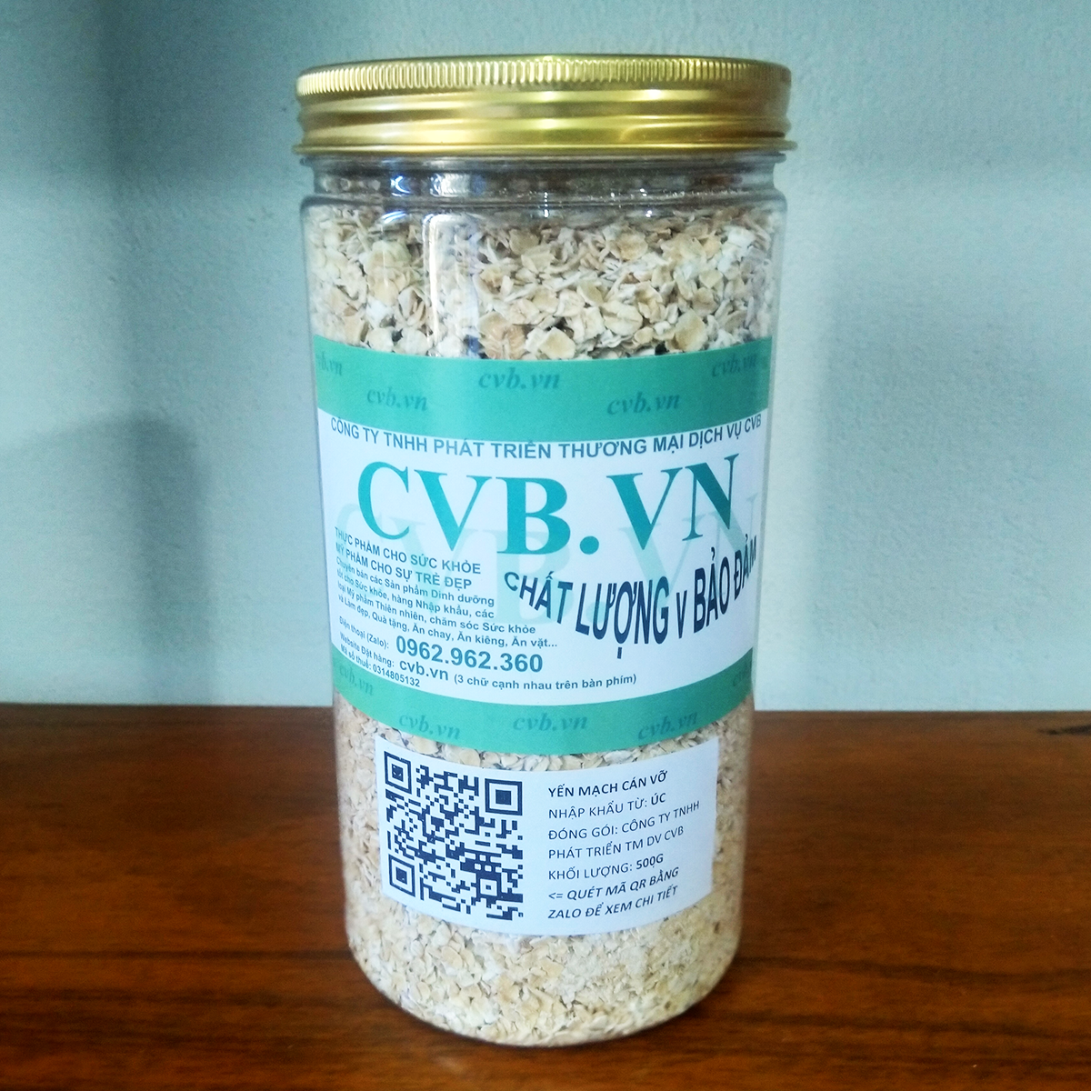 Yến mạch Cán vỡ 500g Lon PET