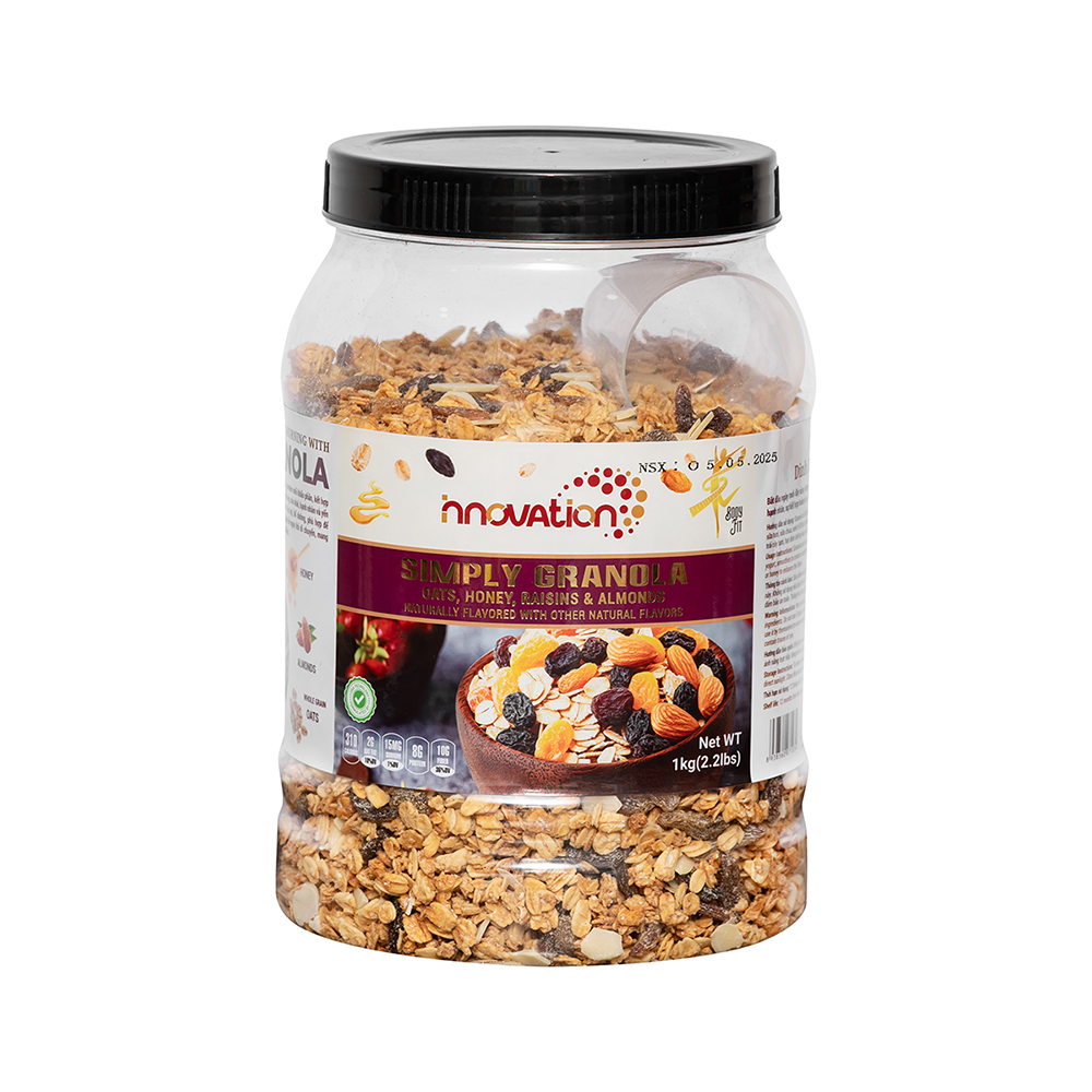 Granola Mật Ong 1Kg - Yến mạch Ăn Liền