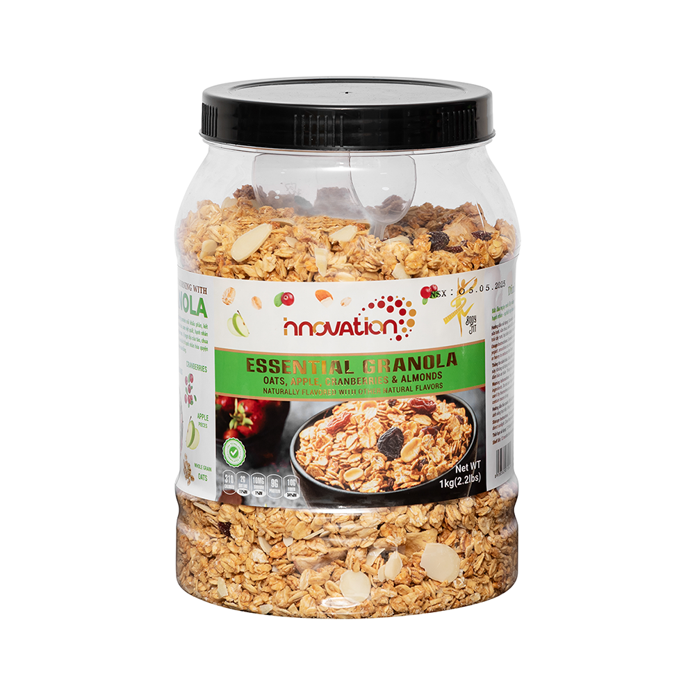 Granola Táo 1Kg - Yến mạch Ăn liền