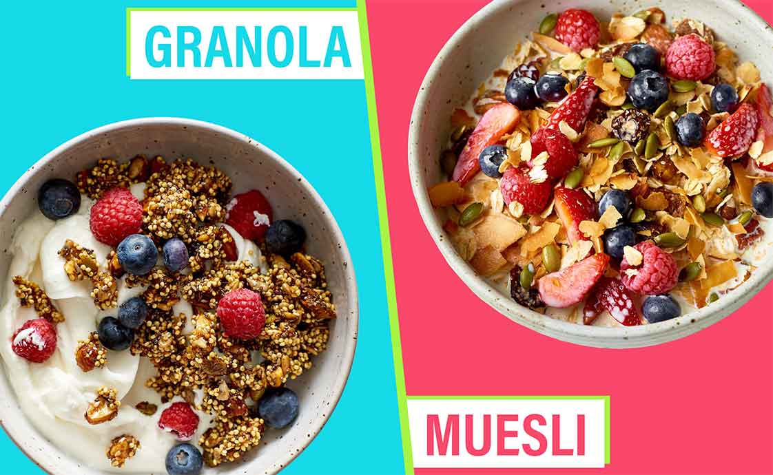 Granola và Muesli khác nhau thế nào? Nên chọn loại nào?