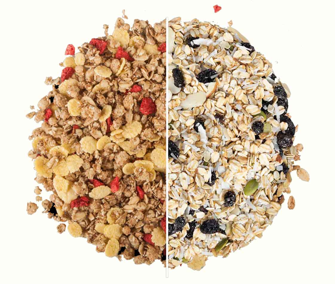 Granola nướng giòn và muesli ngâm mềm – điểm khác biệt chính