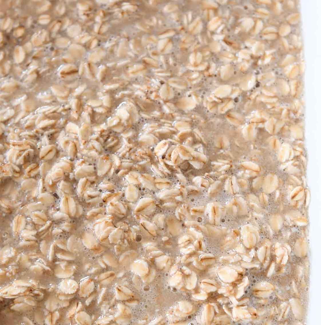 hướng dẫn cách ngâm Yến mạch trước khi chế biến món ăn (oatmeal)
